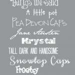 Free Winter Fonts