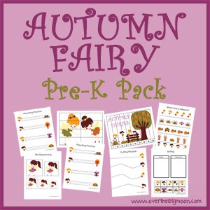 AutumnFairyButtonsmall Autumn Fairy Pre K Pack