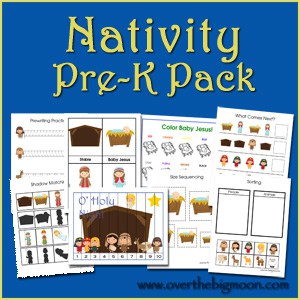 NativityButton Pre K Packs