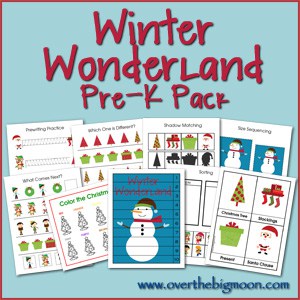 WinterButton Pre K Packs