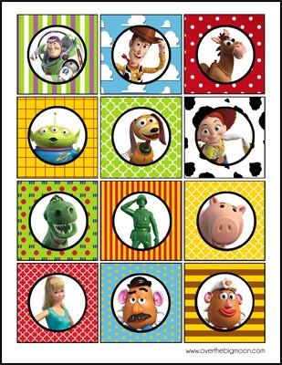 Toy Story Party Printables CupcakeTopper Toy Story Party Printables