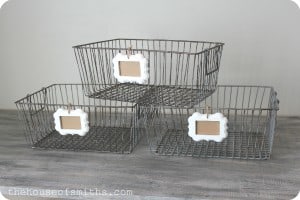 Wire storage baskets with labels thehouseofsmiths.com  300x200 This Weeks Menu and Pinterest Interests 5.12.12