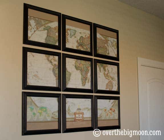 Map Wall Art mapwallart1 Map Wall Art