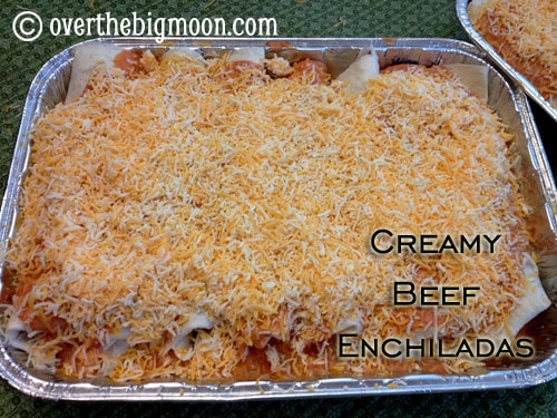 10 Freezer Meals in 2 Hours CreamyBeefEnchiladas 10 Freezer Meals in 2 Hours