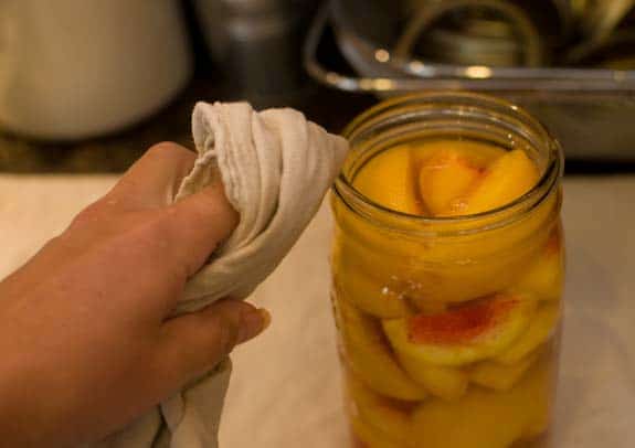 Bottling Peaches A step by step pictorial canningpeaches24 Bottling Peaches A step by step pictorial