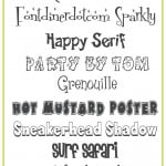 Birthday fonts 2