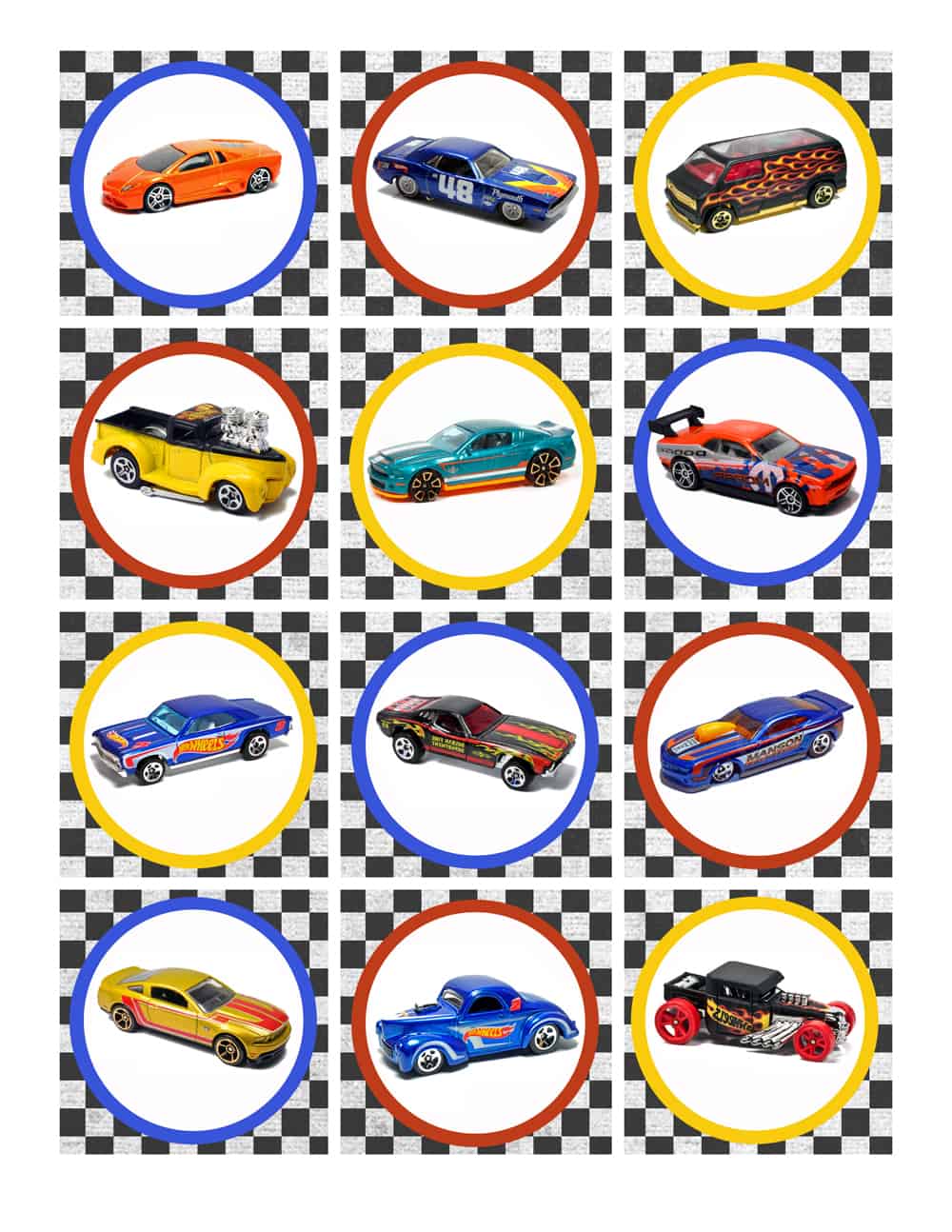 Hot Wheels Birthday Party Pack Free Printables