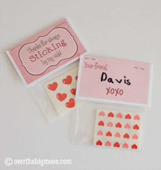 DSC 0168 545x575 Thanks for Sticking by my Side   Free Valentines Bag Topper!