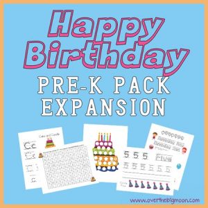 Happy Birthday Pre K Pack HappyBdayExpansionButton 300x300 Happy Birthday Pre K Pack
