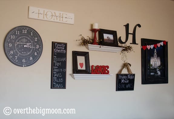 Valentines Decor and Felt Hearts Banner Valentines decor4 Valentines Decor and Felt Hearts Banner