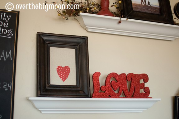 Valentines Decor and Felt Hearts Banner Valentines decor6 Valentines Decor and Felt Hearts Banner