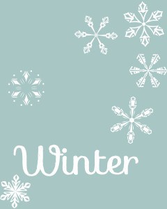 Winter Free Printable WinterBlue 240x300 Winter Free Printable