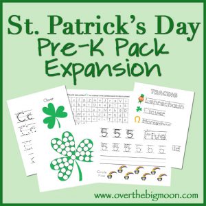 St. Patricks Day Pre K Pack StPattyDayButtonExp 300x300 St. Patricks Day Pre K Pack