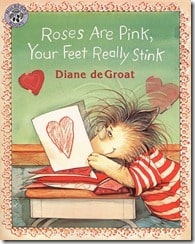 roses are pink your feet really stink image thumb Our Favorite Valentines Books