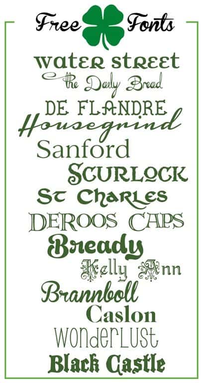 Free St Patricks Fonts thumb thumb Pinterest Interests   St Pattys Edition!