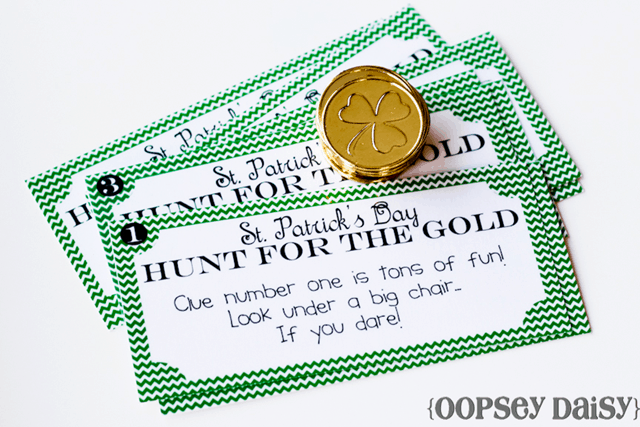 treasure hunt title with gold thumb Pinterest Interests   St Pattys Edition!