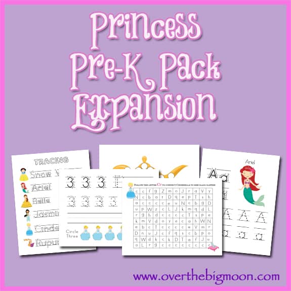 Princess Pre K Pack Expansion PrincessExpbutton Princess Pre K Pack Expansion