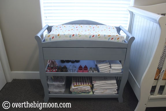 Dylans Nursery Furniture Painting changingtable Dylans Nursery Furniture Painting