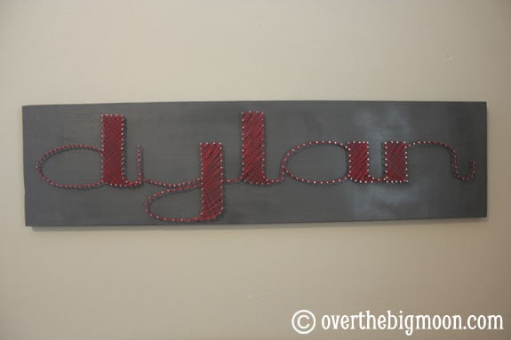 Dylans Nursery Decor and Name String Art heartstrings Dylans Nursery Decor and Name String Art
