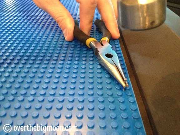 Coffee Table to Lego Table Makeover nail Coffee Table to Lego Table Makeover