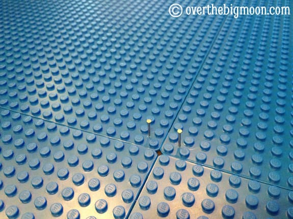 Coffee Table to Lego Table Makeover nails Coffee Table to Lego Table Makeover