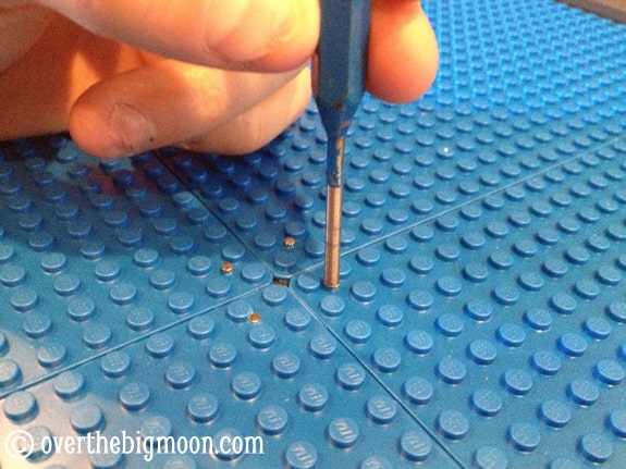 Coffee Table to Lego Table Makeover punch Coffee Table to Lego Table Makeover