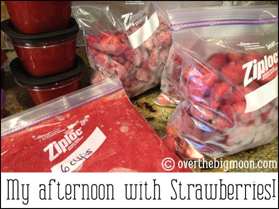 My Afternoon with Strawberries! button My Afternoon with Strawberries!