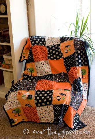 Simplified Rag Blanket with Fleece Backing DSC 0058 thumb1 Simplified Rag Blanket with Fleece Backing