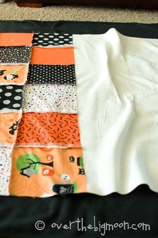 Simplified Rag Blanket with Fleece Backing rag blanket8 thumb Simplified Rag Blanket with Fleece Backing