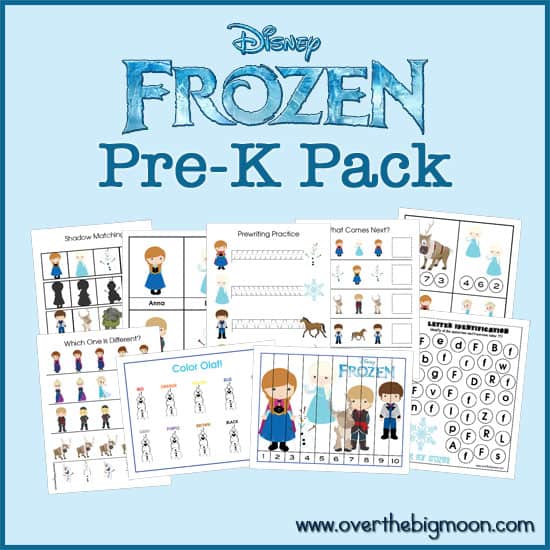 Frozen Button Frozen Pre K Pack