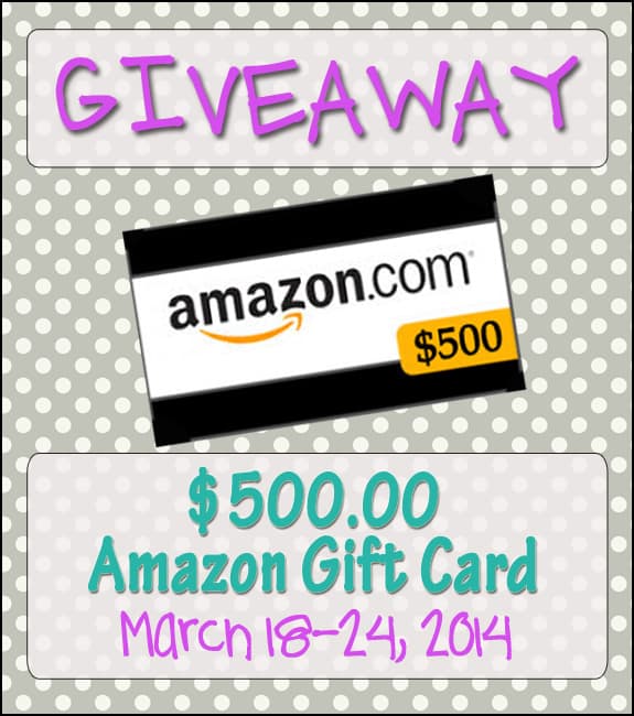 (giveaway) win a 500 amazon gift card See Vanessa Craft