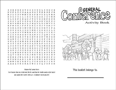 20 General Conference Ideas for Kids - Over The Big Moon