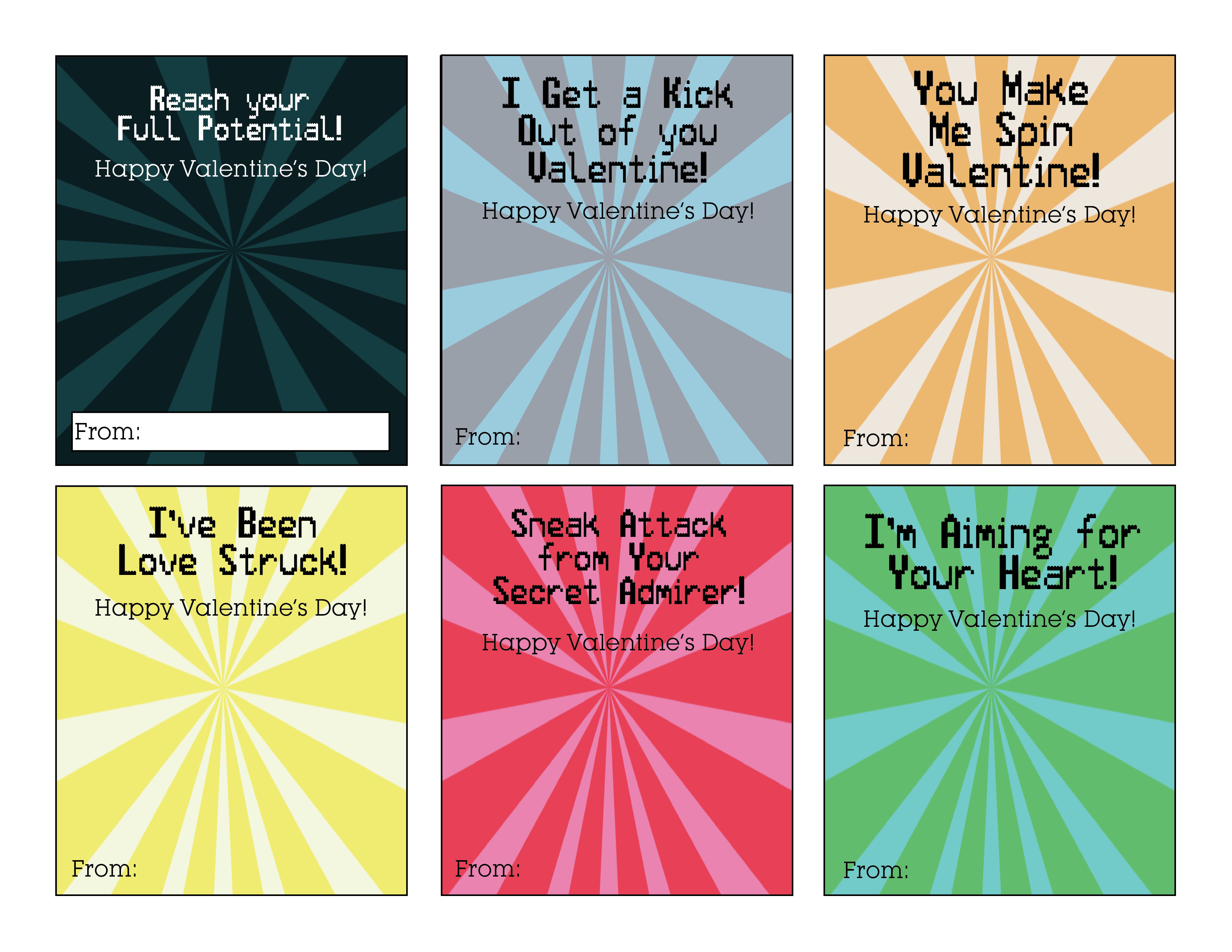 Ninjago Valentine's Free Printable