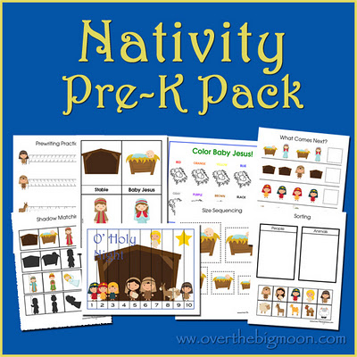 NativityButtonsmall Nativity Pre K Pack