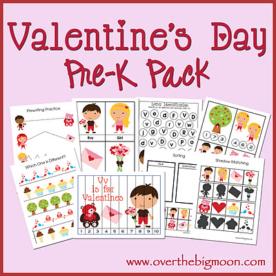 Free Holiday Printable Preschool Packs