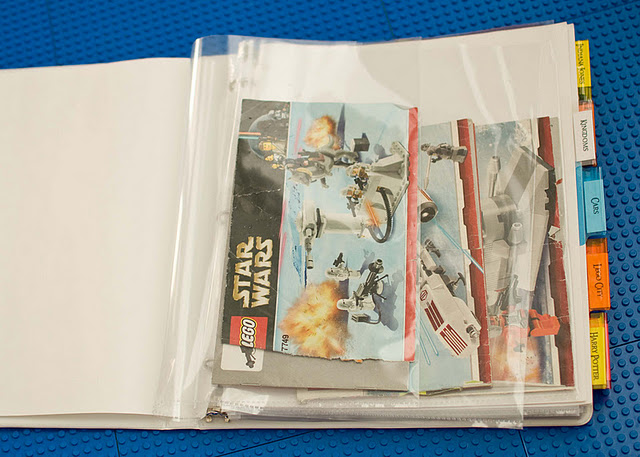 DSC 0727 Lego Instructions Organizing Book