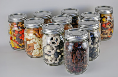 Neighbor Gift Jar Label Printable snack mix jars grouped Neighbor Gift Jar Label Printable