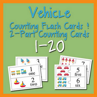 Fairy and Friends and Vehicle Counting Flash Cards & 2 Part Counting Cards VehicleCountingbuttonsmall Fairy and Friends and Vehicle Counting Flash Cards & 2 Part Counting Cards