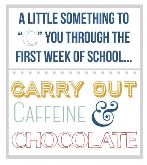 first week of school